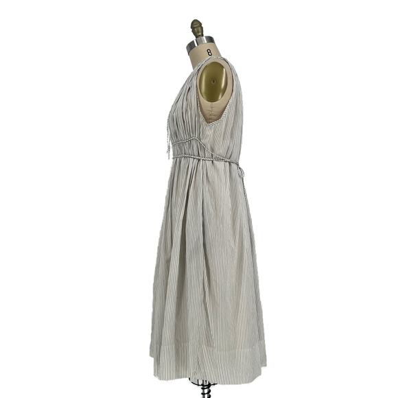 Vintage 3.1 Phillip Lim Striped Sleeveless Grecian Tie-Waist Dress size 10 - Picture 3 of 10